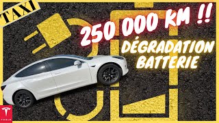 [Tesla Model 3] Dégradation des batteries à 250 000 km !! Quel état ??