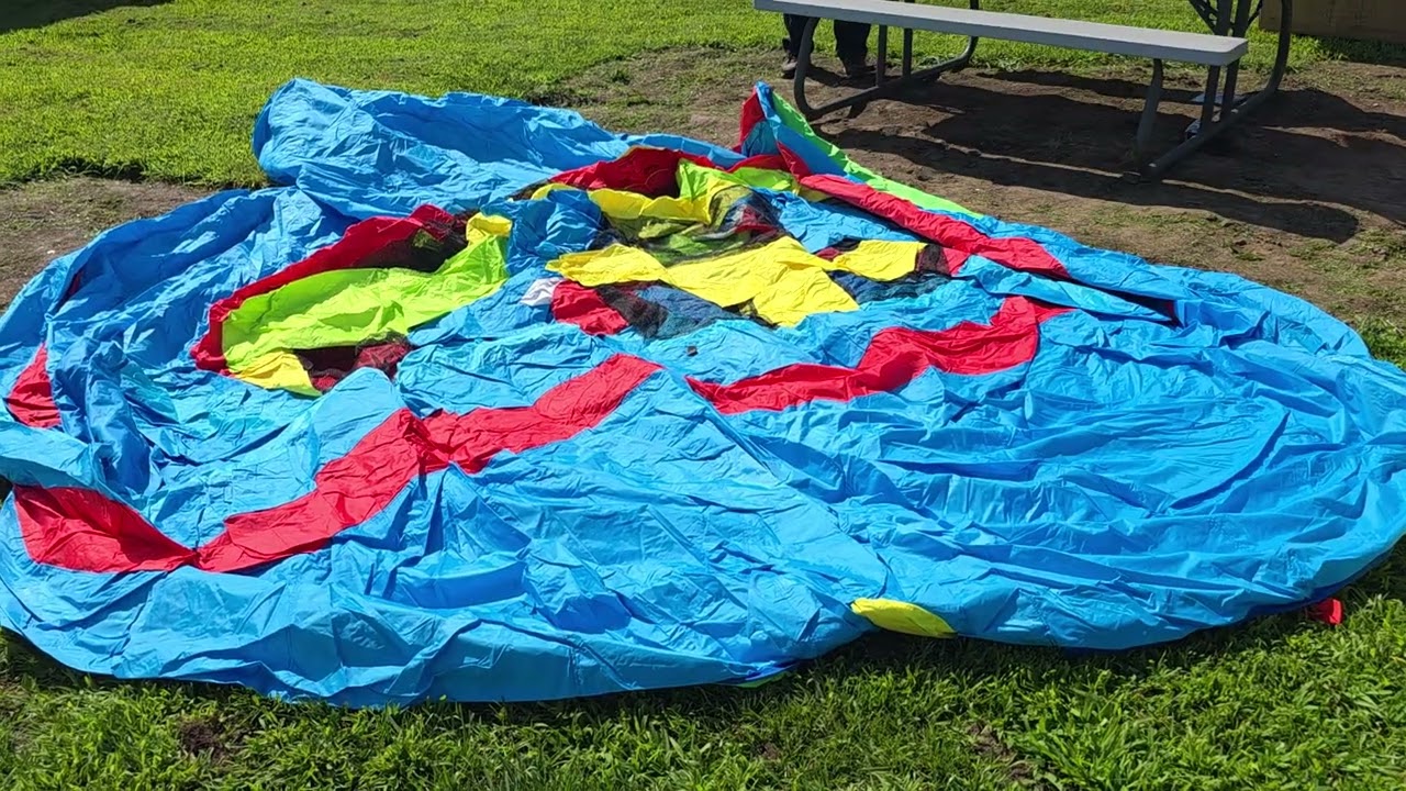 How to setup your new inflatable bouncing dual water slide