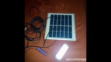 Solar automatic light /BC547 transistor / electronics project / mga experiment #Short