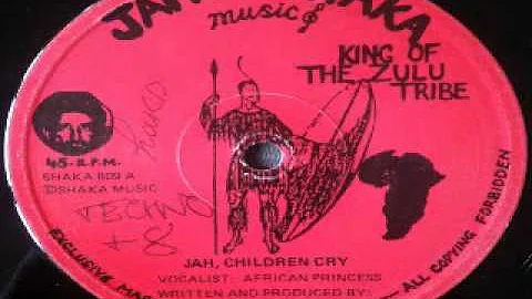 African Princess - jah children cry (JAH SHAKA MUSIC) 12inch