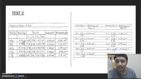 Lab Report 2 - Force , Mass and Acceleration