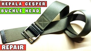 Cara Membuat Gesper Ikat Pinggang Rusak Dapat Digunakan - Kerajinan Besi