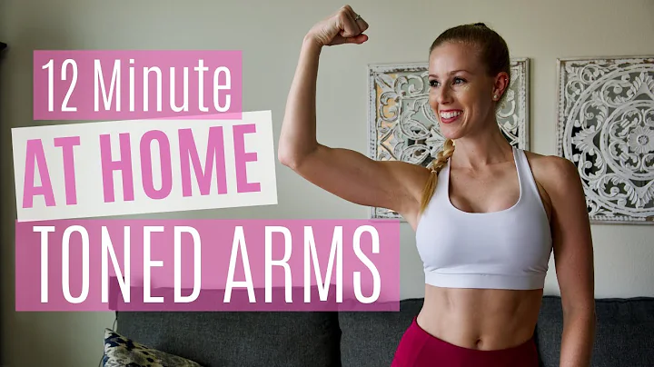 12 MIN AT HOME TONED ARMS WORKOUT- Equipment + Bod...