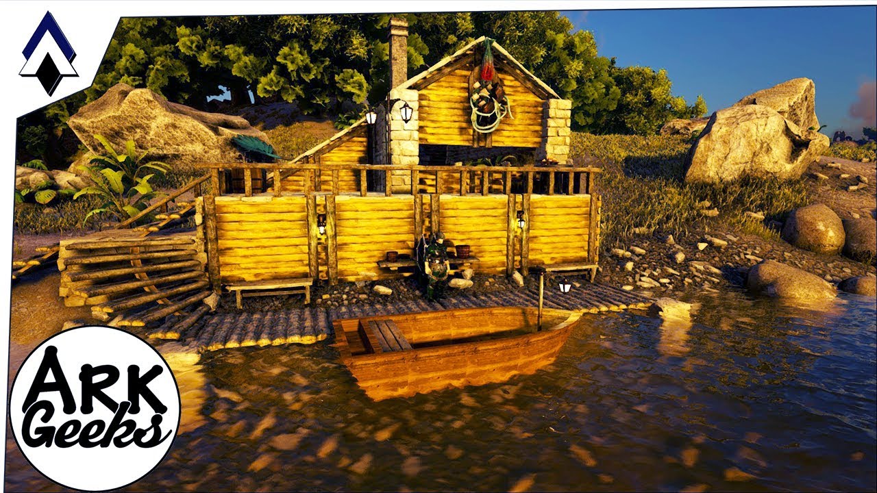 Island Fishing Lodge : Ep2 : Geeks Patron Servers  : ARK Gameplay