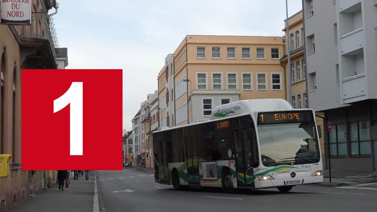 Mercedes-Benz Citaro Facelift GNV N°271 - Ligne 1 entre Gare et Luxembourg - Réseau Trace - Colmar