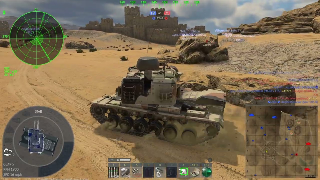 Raising The BR Didn't Change Anything XM246 2nd Battle Of El Alamein RB OC OBS