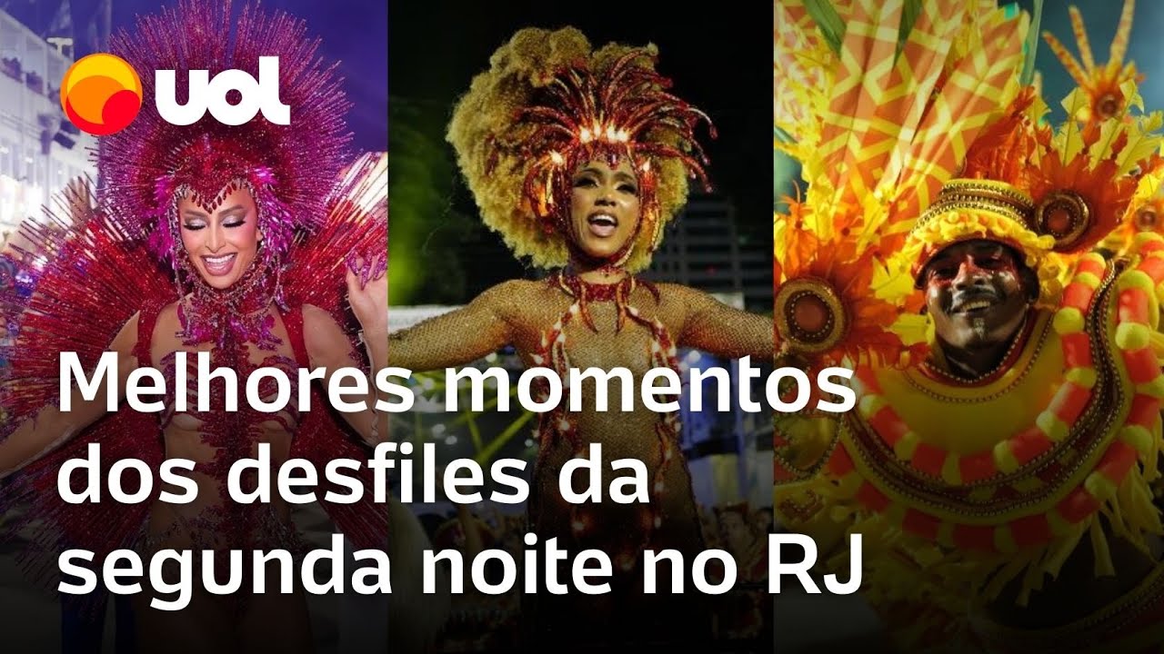 Carnaval 2024: assista aos melhores momentos dos desfiles do Grupo Especial - Dia 2 no Rio