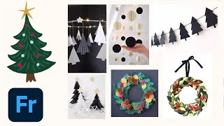 DIY Illustrated Paper Ornaments with Shauna Lynn | Adobe Creative Cloud screenshot 5