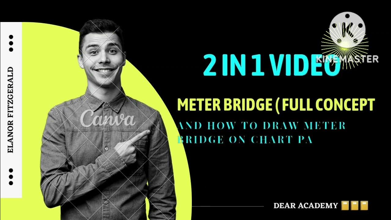 How to draw a meter bridge on chart paper and about the meter setu