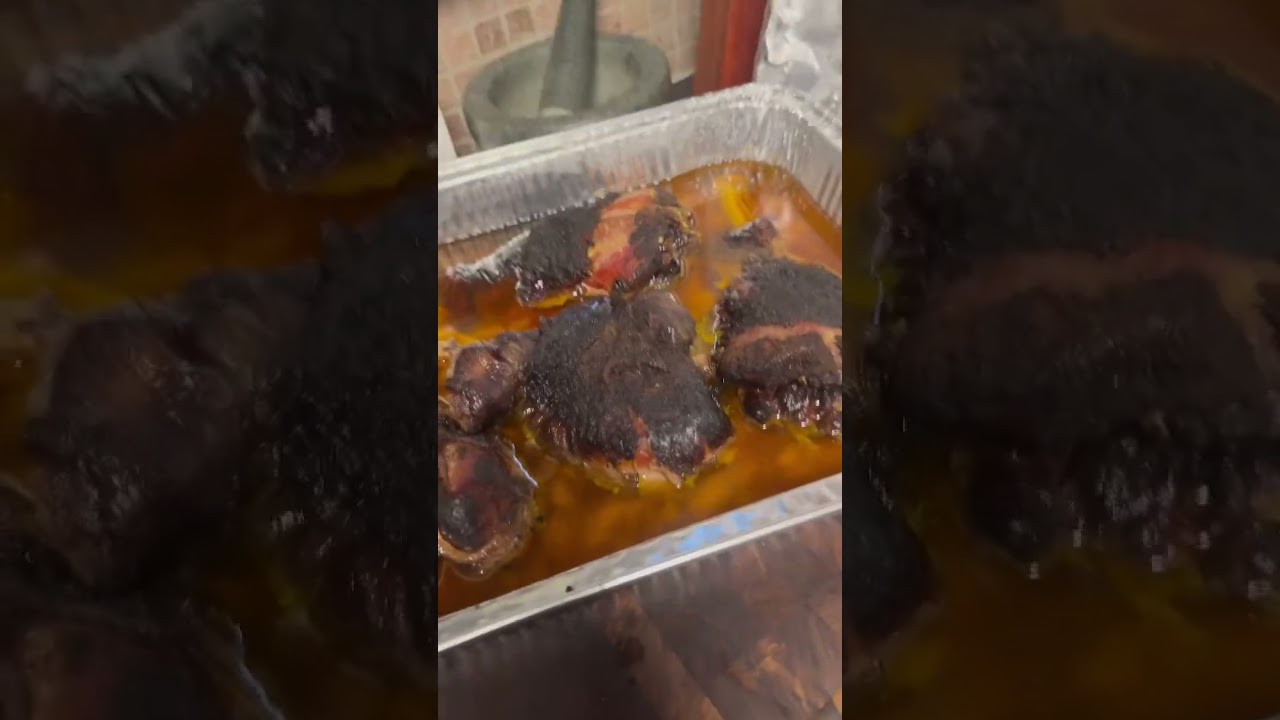 Smoked turkey legs. Off the 🍖