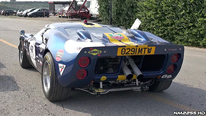 Original Ford GT40 MKII Start Up and Revs - EPIC V8 Sound!