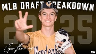 WHO WILL LAND THE LEFT HANDED HITTING SHORTSTOP COOPER FLEMMING?? 2025 MLB DRAFT BREAKDOWN