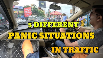 Different panic situations with clutch brake accelerator use in city traffic| Rahul Drive Zone