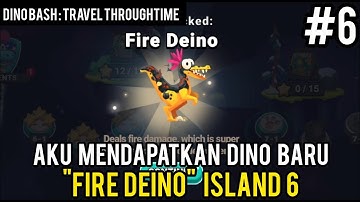 Walkthrough level di petualangan island 6 di game! Dino Bash: Travel Through Time #6