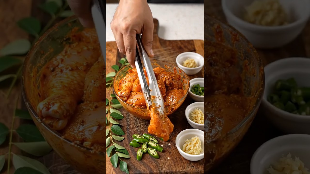 ⁣😋chicken 65 recipe👌#trending #explore #shortfeed #cookingchannel #ai #aishorts #shamaashfaqkitchen