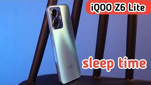How To Change Lock Screen Time In Iqoo Z6 Lite, Auto Screen Off In Iqoo Z6 Lite,