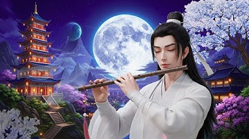 Chinese Zen music: Bamboo flute, erhu & Guzheng | Peaceful mind @MoonlitMelodies-68s