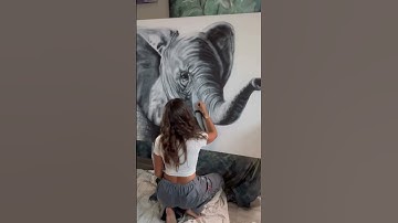 Thumbnail of Big paintings, big dreams #artistpainting #artshorts #painting #acrylic #mypainting #artist #paint