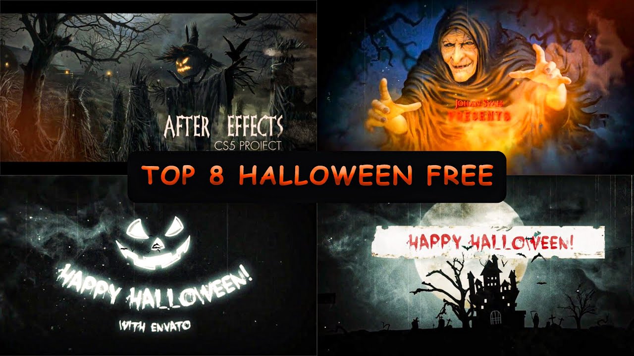 Top 8 Halloween After Effects templates 🎃🎃 - YouTube top-8-halloween-after-effects-templates-youtube