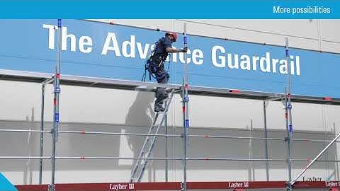 The Advance Guardrail from Layher