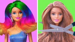 31 AMAZING DOLL TRANSFORMATIONS || Barbie Hacks by 5-Minute DECOR