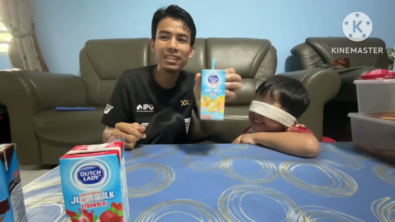 IZZUL&WALID CABARAN : Teka perisa susu