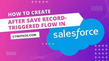 How to create an After Save Record-Triggered Flow in Salesforce