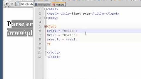 php tutorial in Tamil part - 05 Concatenation