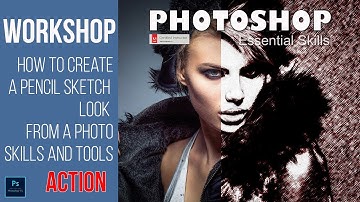 Pencil Sketch Effect Action: Photoshop
