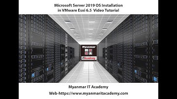 01.Microsoft Server 2019 OS Installation in VMware Esxi 6.5 Video Tutorial