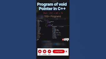 program of void pointer in C++| #shorts #ytshorts #youtubeshorts #music #ai #coding #reels #trending