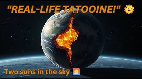 **"Exploring a Real-Life Tatooine: Planets with Two Suns!"** 🌅🔥