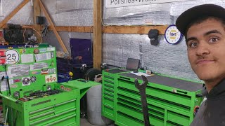 Everything I Own So Far | Updated Tool Box Tour | US General 56" Tool box with 30" Mechanic's Cart