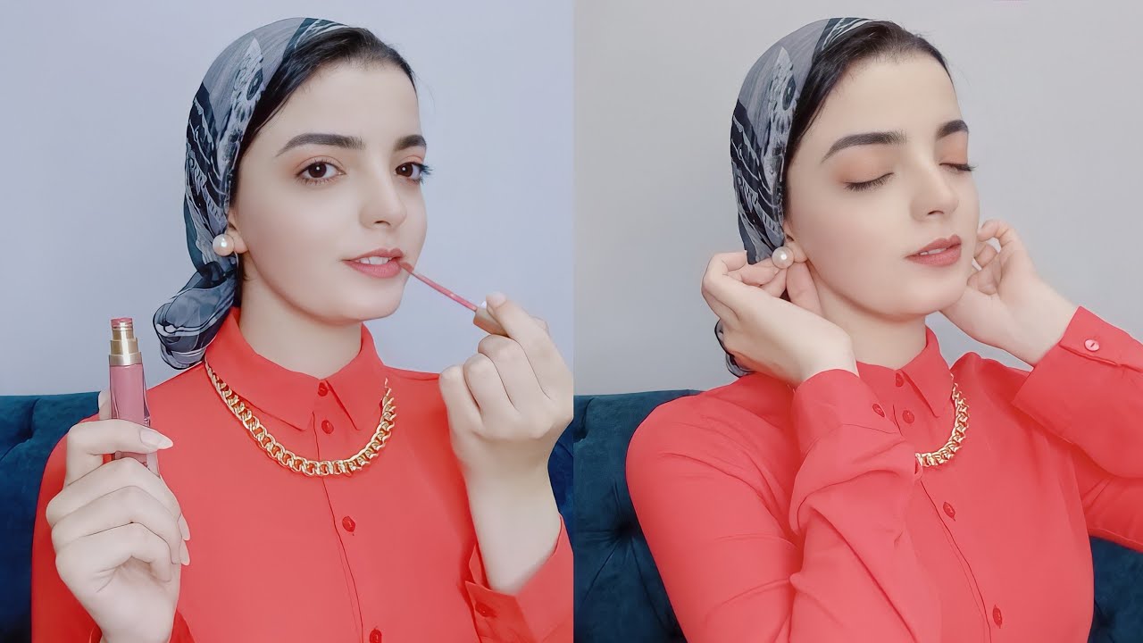ميك اب يومي بسيط للجامعة والشغل | تعليم مكياج للمبتدئين - YouTube