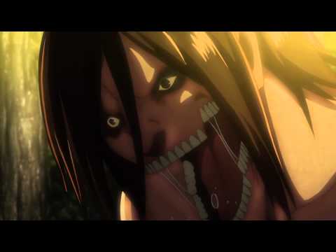 Attack on Titan - Titan Eren vs Female Titan - 60FPS