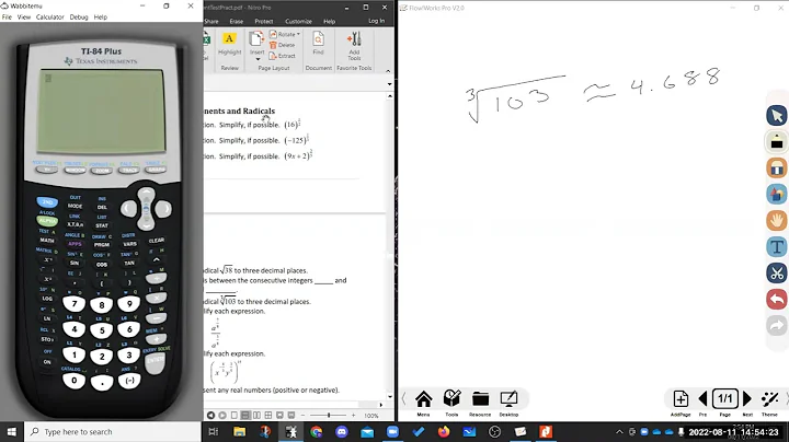 Practice Problems for MTE 8  Rational Exponents an...