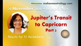 Jupiter Transit to Capricorn 20 November 2020 | Effect on 12 Ascendants as per Vedic Astrology Jupiter Transits Into Capricorn How It Affects All 12 Ascendants