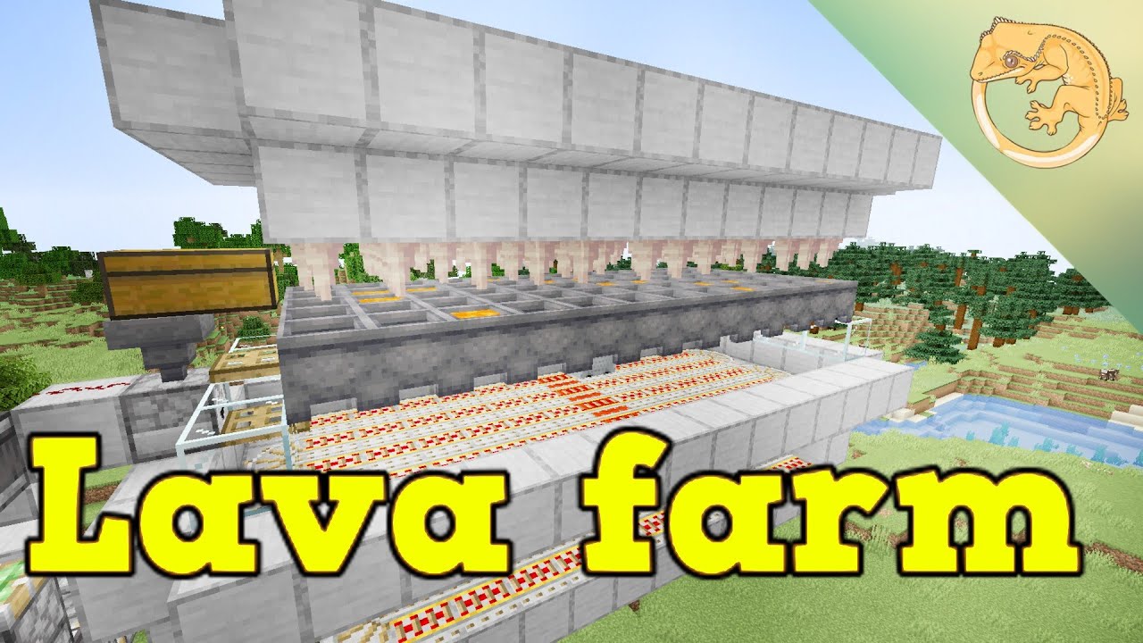 Simple lava farm for minecraft 1.19 - YouTube