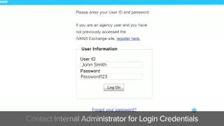IVANS Exchange-  Login/Registration