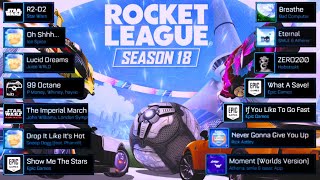 Every Player Anthem (14) of Season 18!