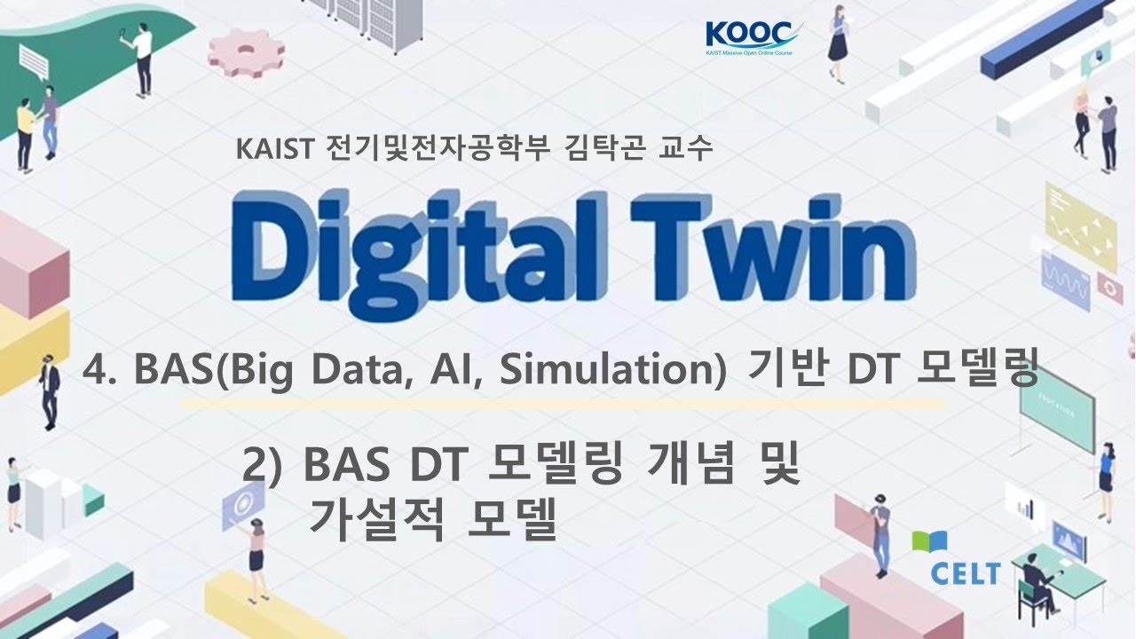 디지털트윈 [4. BAS(Big Data, AI, Simulation) 기반 DT 모델링] BAS DT 모델링 개념 및 가설적 ...