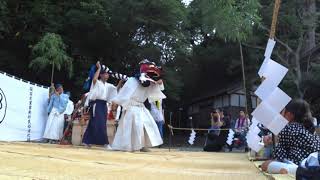 2019伊勢大神楽波太神社総舞奉納 02鈴の舞