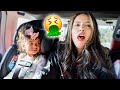 Getting CARSICK AND THROWING UP | Family Road Trip