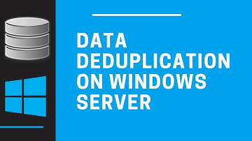 Configuring Data Deduplication on Windows Server