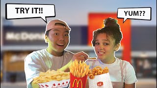 We DID the ULTIMATE FRENCH FRIES TASTE TEST *** NEVER AGAIN!!!  *** ft Corinne Joy