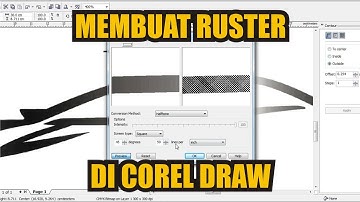 Emang Bisa Bikin Ruster di Corel Draw?...