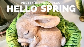 Hello Spring - Kitchen Window Vignette - Part 1 - Spring & Easter