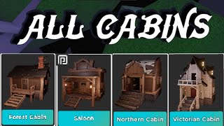 ALL CABINS SO FAR IN STK! | Survive the Killer