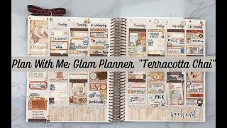 Plan With Me: Glam Planner, Terracotta Chai