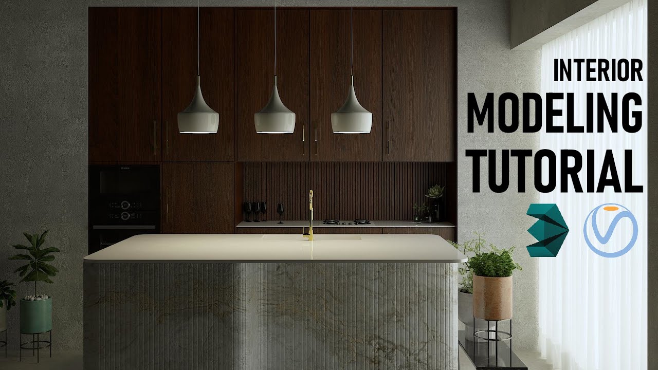 Minimal Interior Modeling and Design Tutorial Using 3Ds Max - YouTube